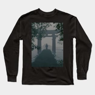 Solitude in Nature's Embrace Long Sleeve T-Shirt